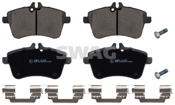 Brake Pad Set, disc brake - 10 91 6529 SWAG